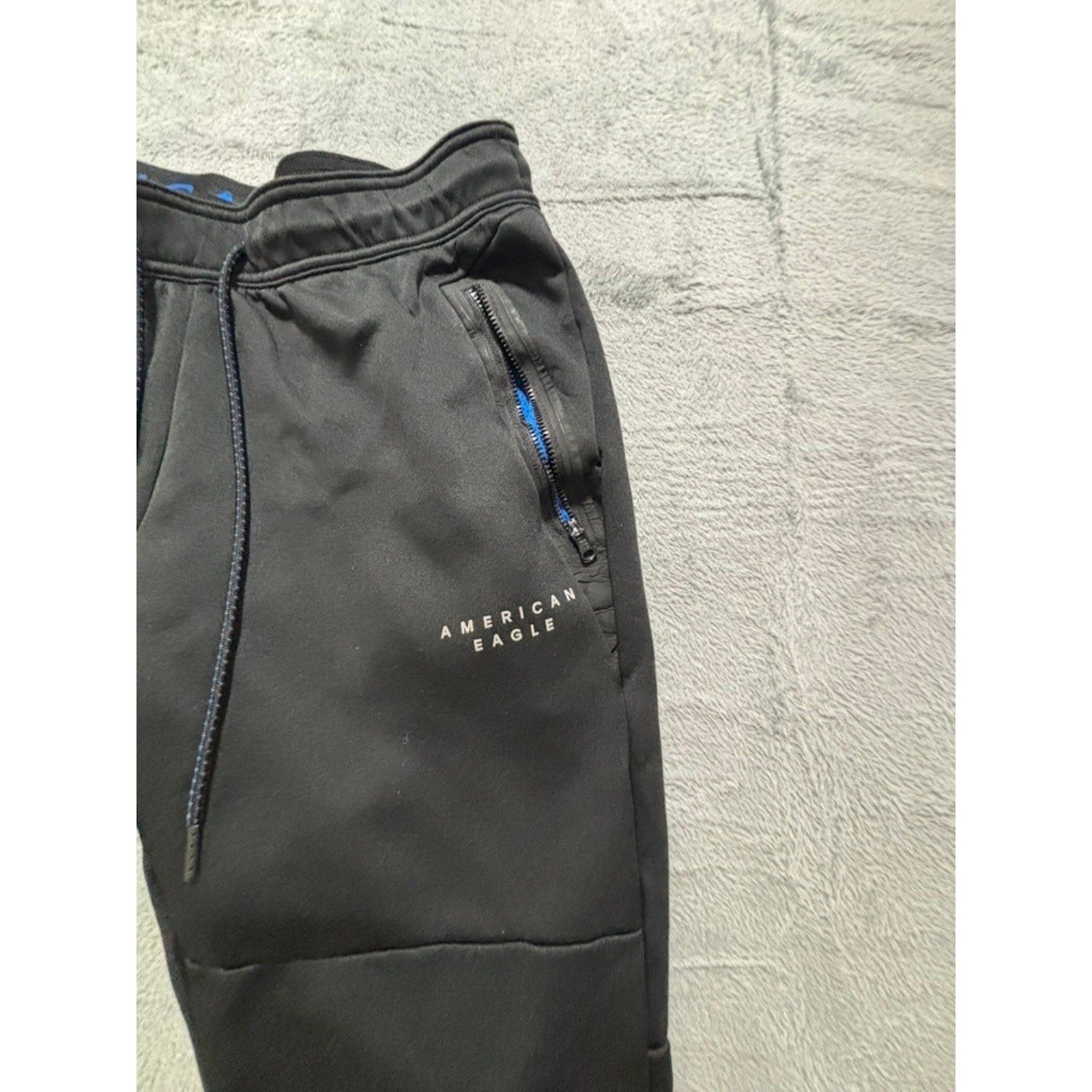 American Eagle M Black Joggers Mens Athleisure Casual Sweatpants Active Pants