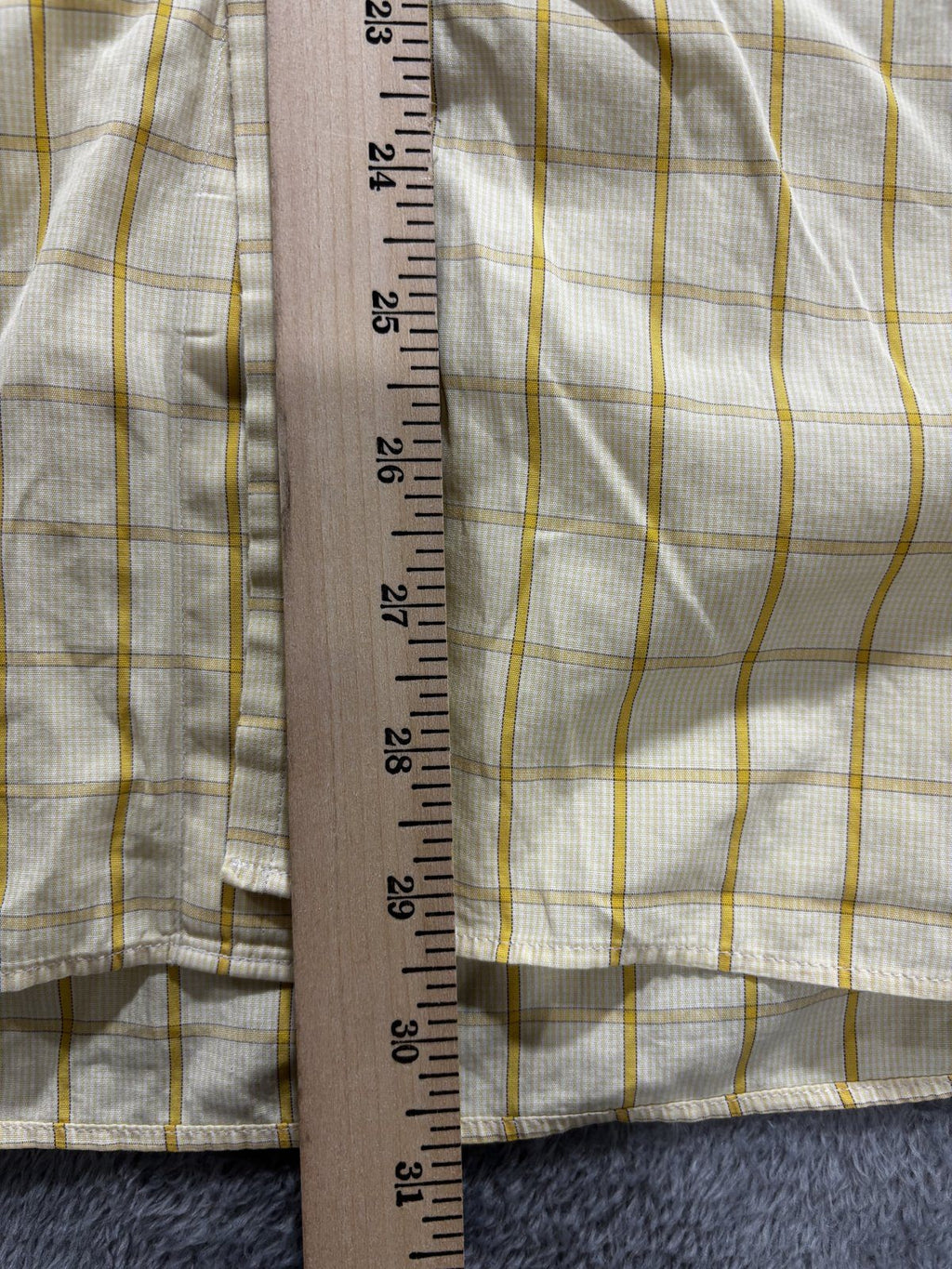 Turnbull & Asser Men's Yellow Check Shirt 15 1/2, photo 5 of 8