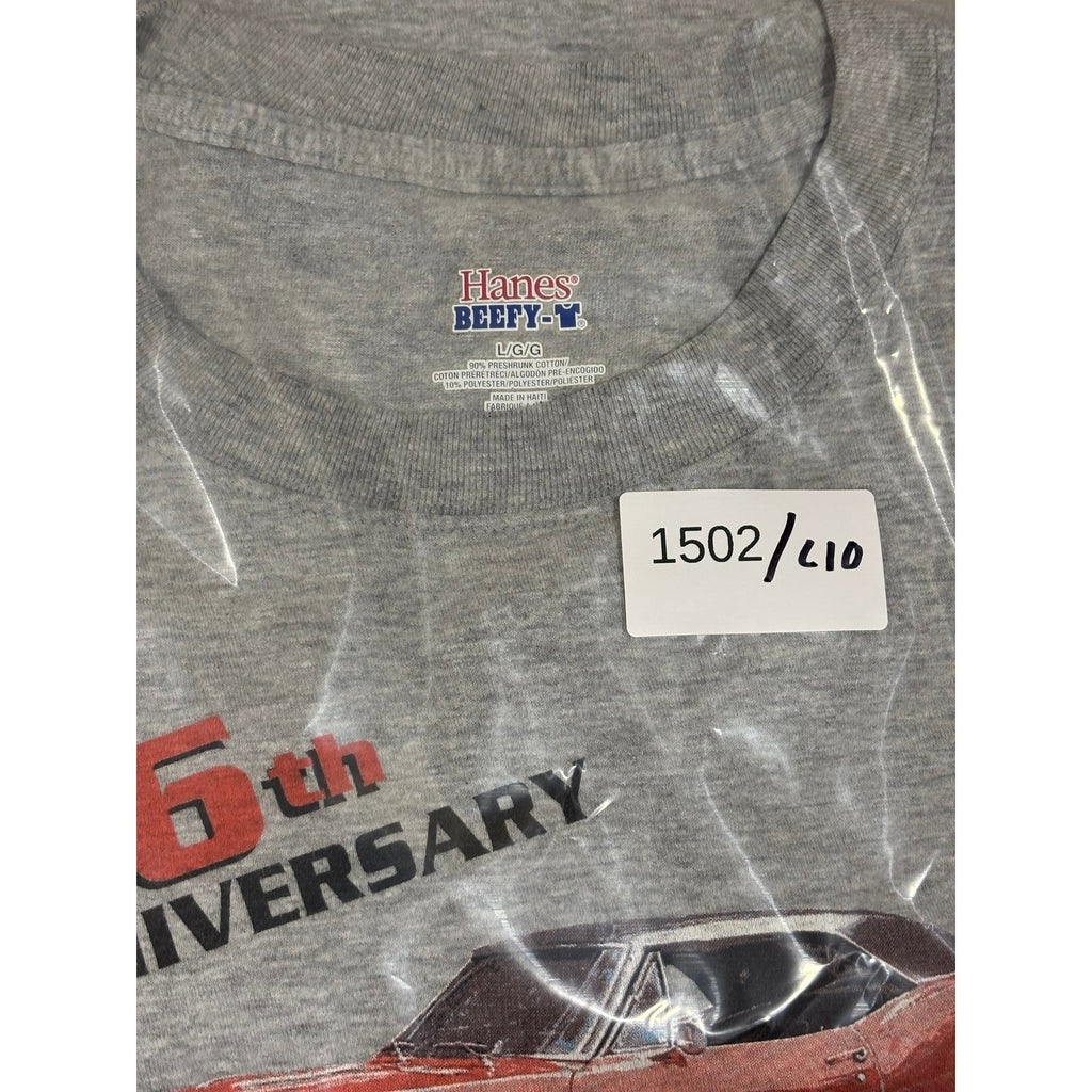 Hanes L Gray MDA Car Show Graphic T-Shirt Vintage Casual Womens