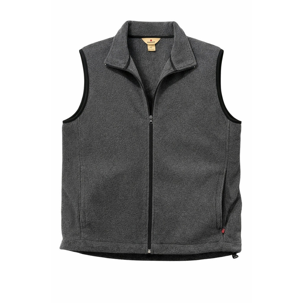 Woolrich Fleece Vest Women M Gray Full Zip Outdoor Lightweight Classic Core