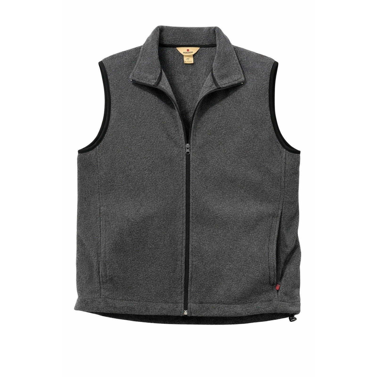 Woolrich Fleece Vest Women M Gray Full Zip Outdoor Lightweight Classic Core