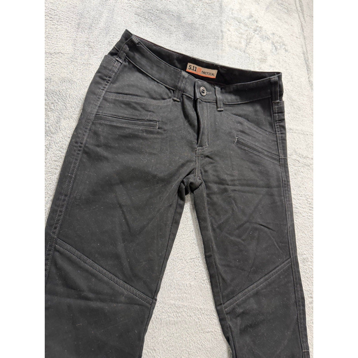 5.11 Tactical 2 Regular Black Skinny Pants Ankle Zip Womens Athleisure Casual