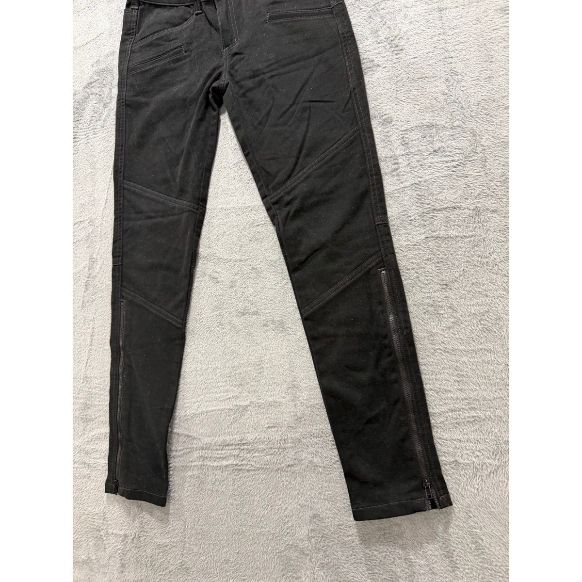 5.11 Tactical 2 Regular Black Skinny Pants Ankle Zip Womens Athleisure Casual