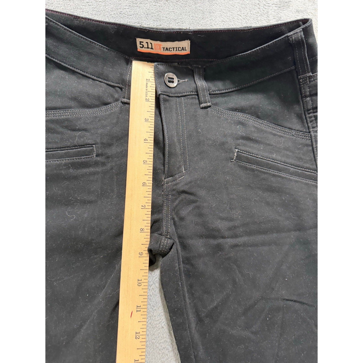 5.11 Tactical 2 Regular Black Skinny Pants Ankle Zip Womens Athleisure Casual