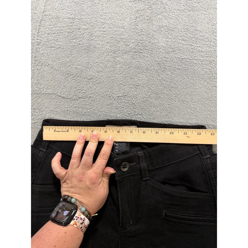 5.11 Tactical 2 Regular Black Skinny Pants Ankle Zip Womens Athleisure Casual