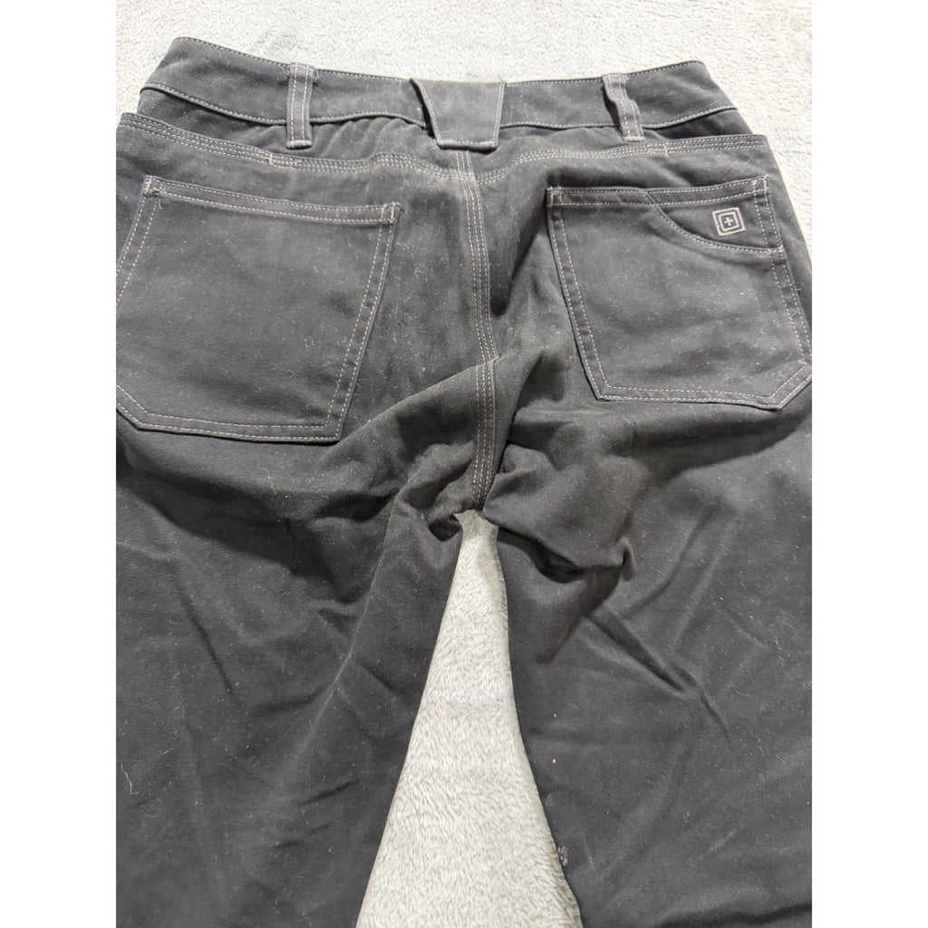 5.11 Tactical 2 Regular Black Skinny Pants Ankle Zip Womens Athleisure Casual