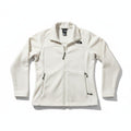 The North Face Womens L Cream Fleece Full Zip Jacket Casual Cozy Athleisure