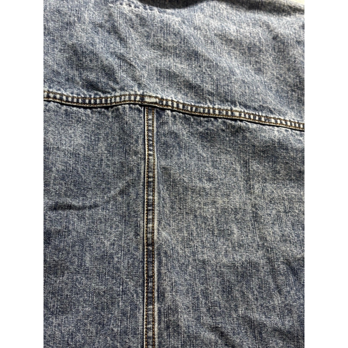 L.A. Blues Unisex Blue Acid Wash Denim Trucker Jacket Size Not Tagged