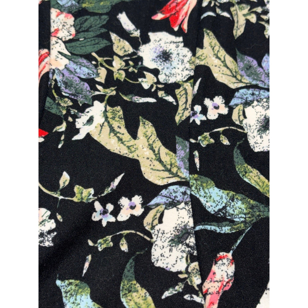 Mudd S Womens Black Floral Sleeveless Fit Flare Dress Boho Casual