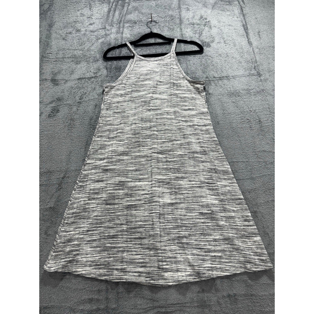Olive + Oak XS Womens Gray Heathered Knit Halter Swing Dress Casual Boho Cozy