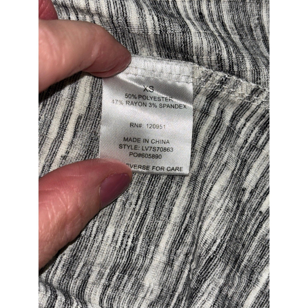 Olive + Oak XS Womens Gray Heathered Knit Halter Swing Dress Casual Boho Cozy