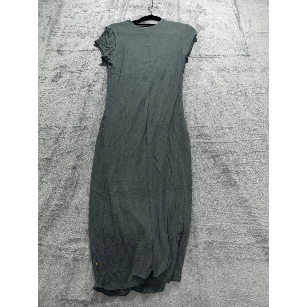American Dream S Gray Womens Bodycon Midi Maxi Knit Dress Casual Minimalist Boho