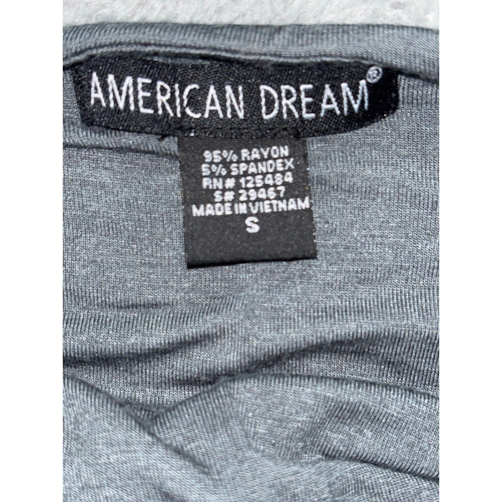 American Dream S Gray Womens Bodycon Midi Maxi Knit Dress Casual Minimalist Boho