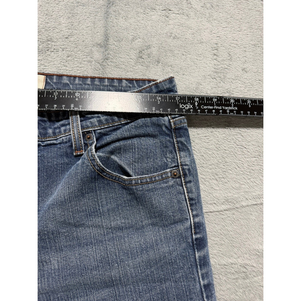 Levi Strauss Signature Womens Low Rise Bootcut Jeans Medium Wash Blue Denim