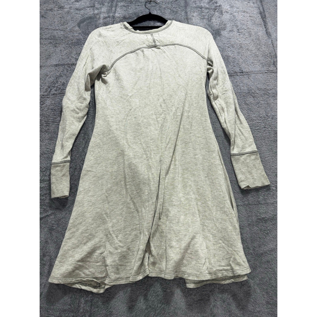 BDG M Heather Gray Long Sleeve Dress Womens Casual Cozy A-Line