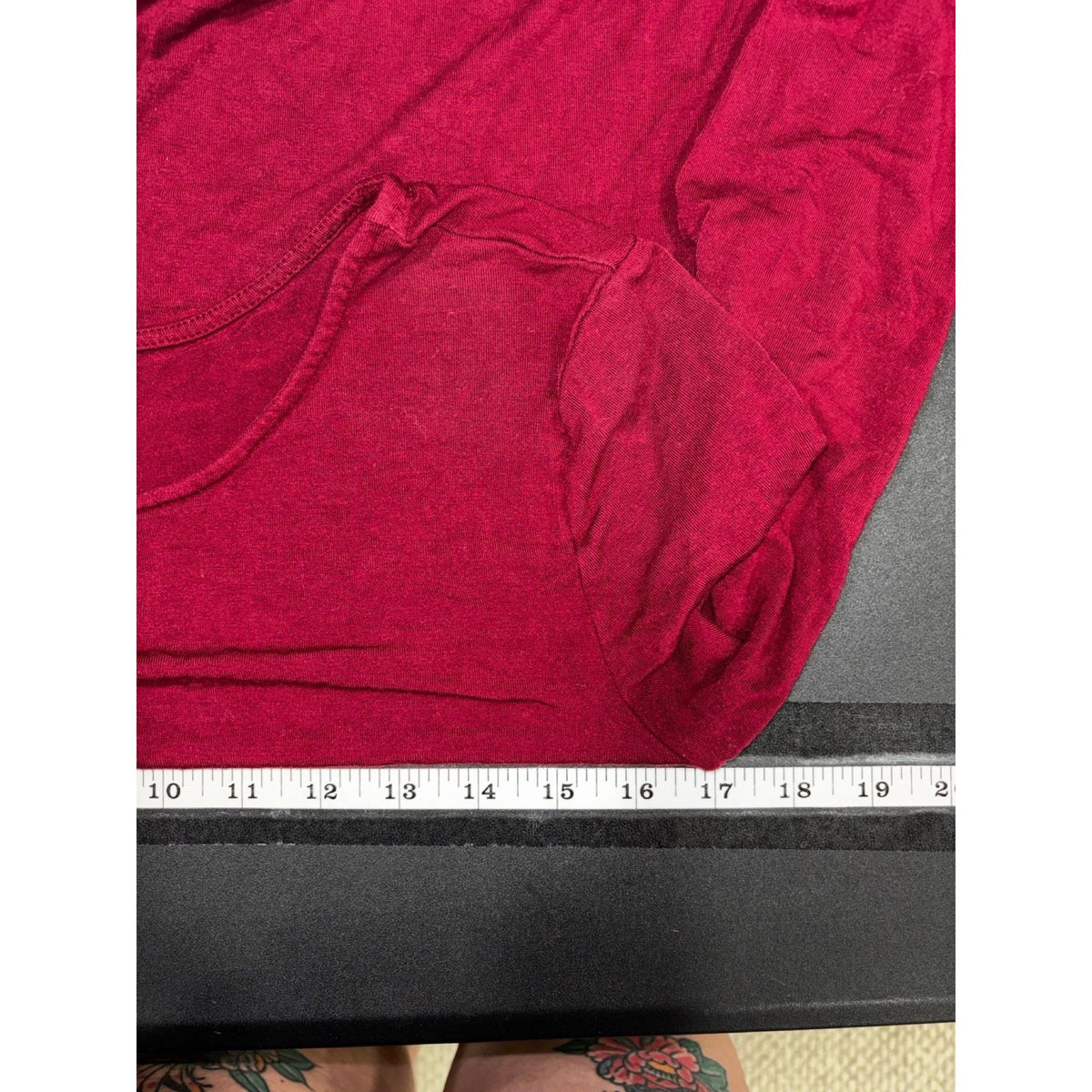 Old Navy Womens S Burgundy Long Sleeve Swing Dress Casual Cozy Boho