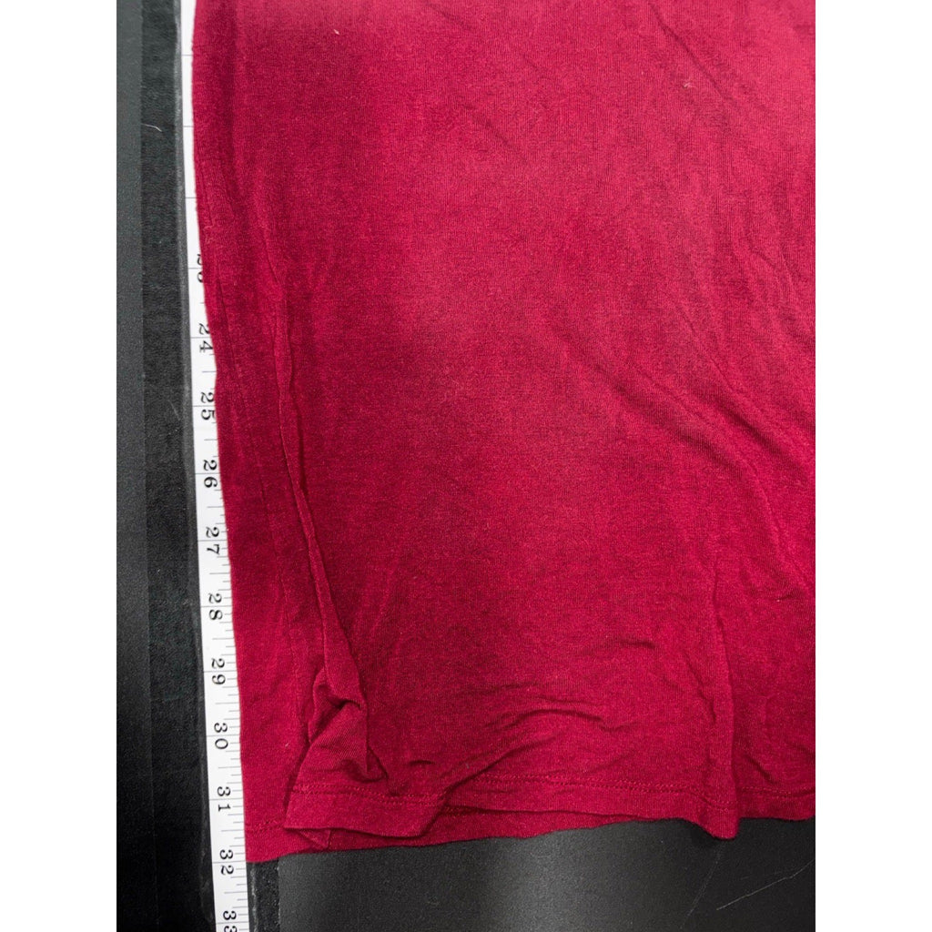 Old Navy Womens S Burgundy Long Sleeve Swing Dress Casual Cozy Boho