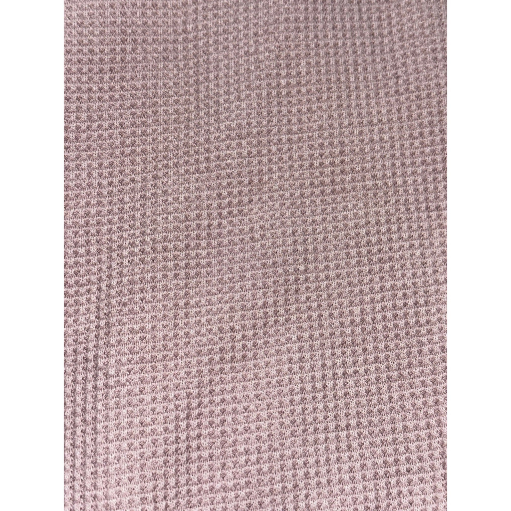 Calvin Klein Performance Womens S Mauve Pink Waffle Knit Hoodie Casual Cozy