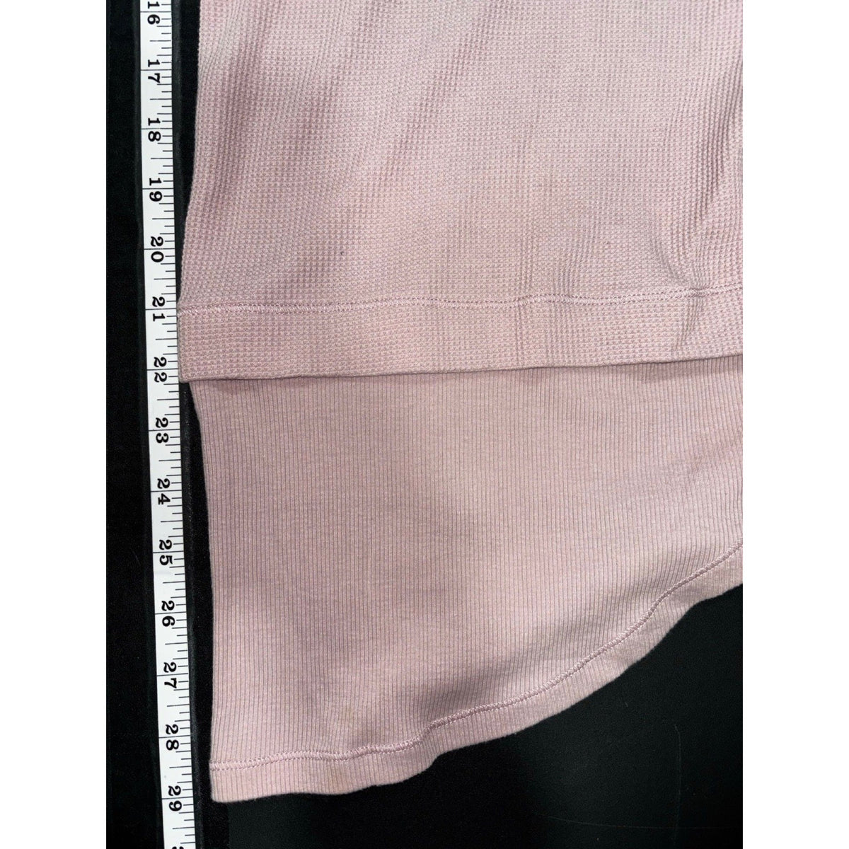 Calvin Klein Performance Womens S Mauve Pink Waffle Knit Hoodie Casual Cozy