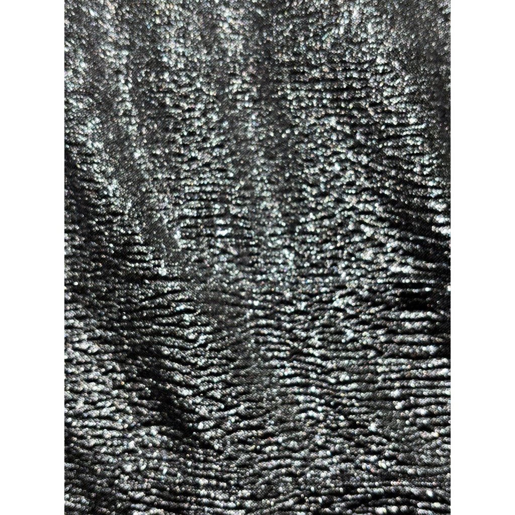 City Triangles Womens 5 Black Silver Beaded Cocktail Dress Y2K Party