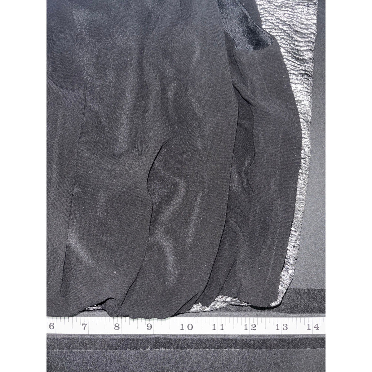 City Triangles Womens 5 Black Silver Beaded Cocktail Dress Y2K Party