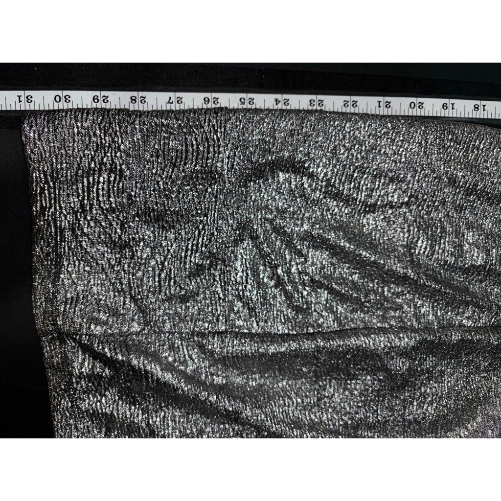 City Triangles Womens 5 Black Silver Beaded Cocktail Dress Y2K Party