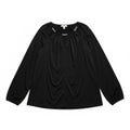Michael Michael Kors XL Black Womens Long Sleeve Chain Neck Top Casual