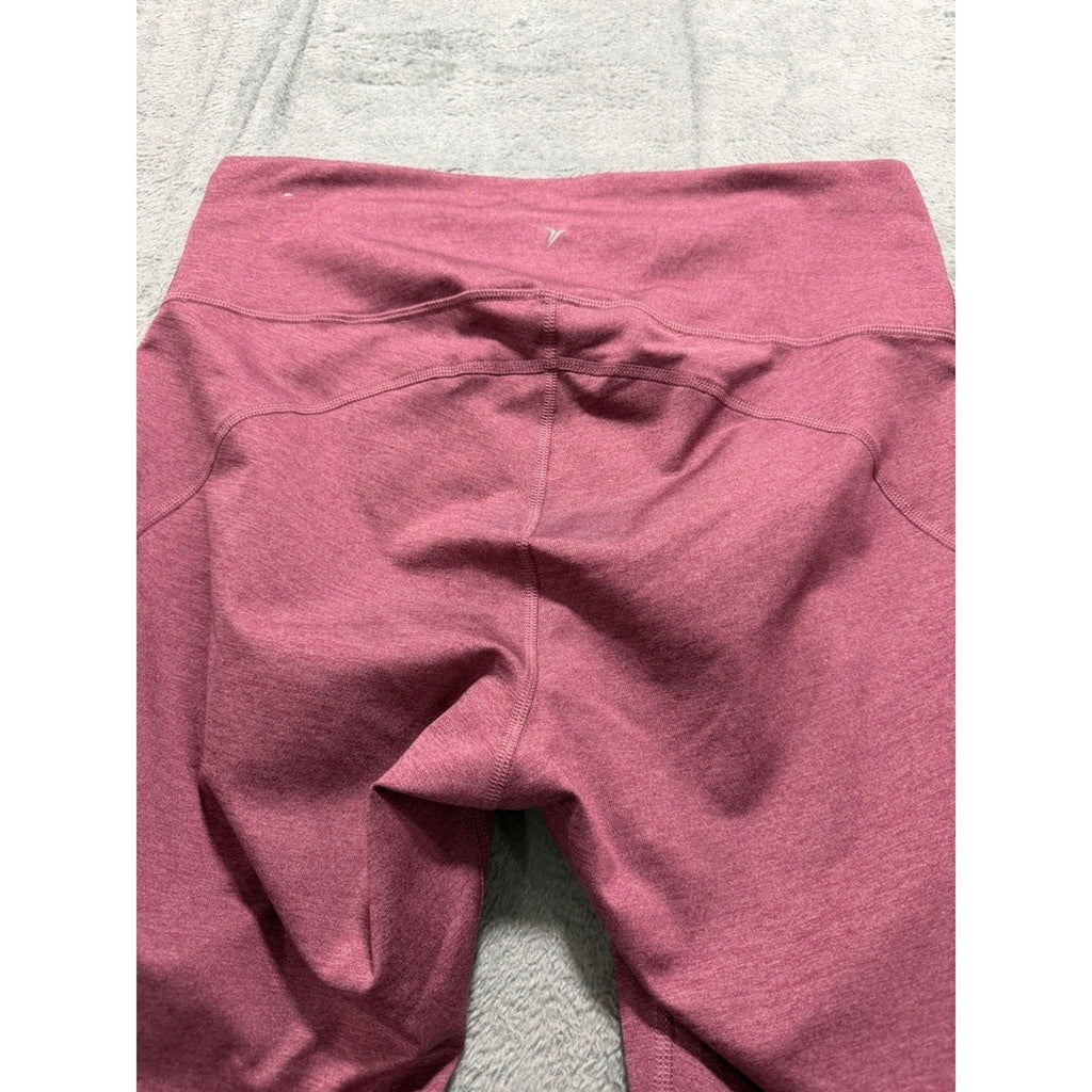 Old Navy Active Go-Dry Colorblock High Rise Leggings XL Plum Mauve Workout