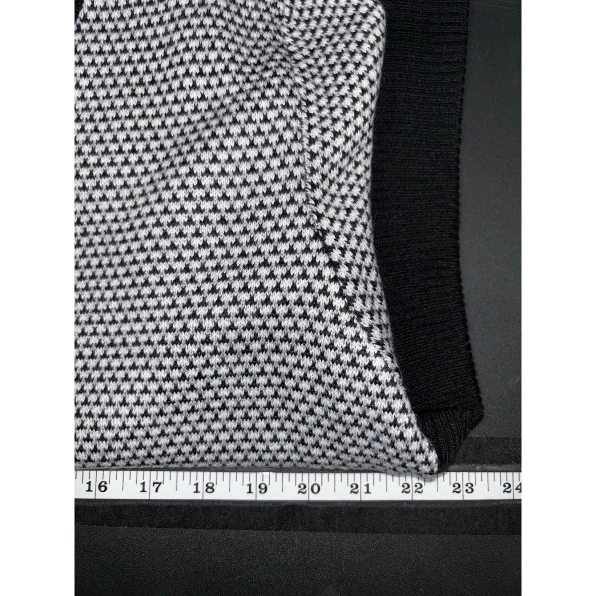 Croft & Barrow XL Black White Striped Cardigan Sweater Womens Casual Preppy Boho