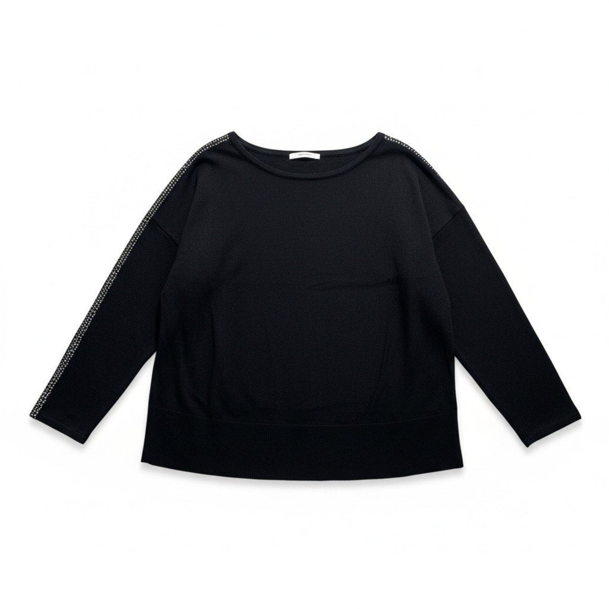 99 Jane Street XL Black Womens Embellished Pullover Sweater Casual Cozy