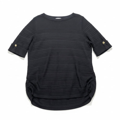 Apt. 9 Women's Black Textured Blouse Size XXL