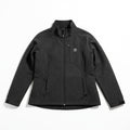 Double Diamond Womens L Black Softshell Jacket Full Zip Athletic Casual Outdoor