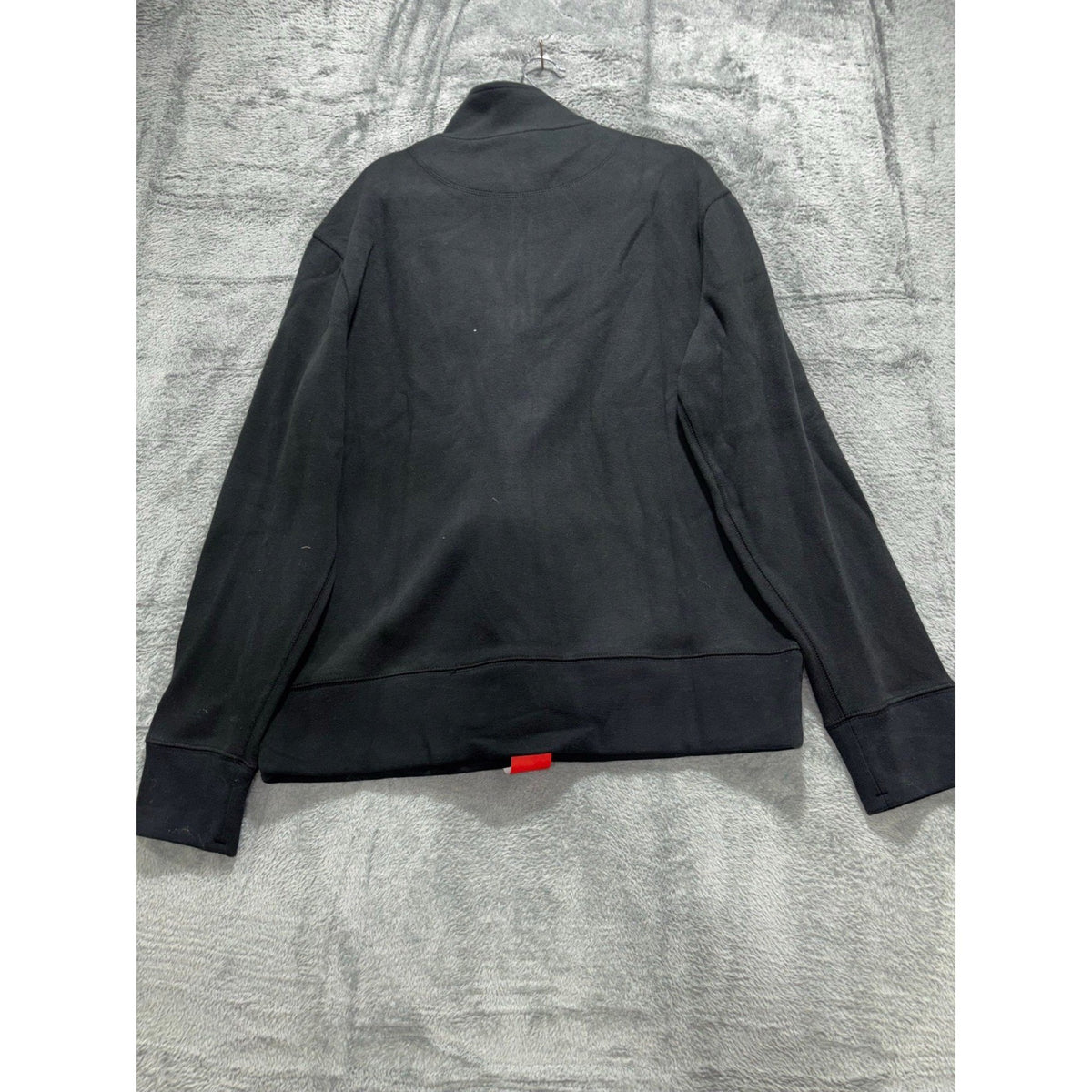 Banana Republic M Black Full Zip Mock Neck Jacket Womens Casual Athleisure NEW