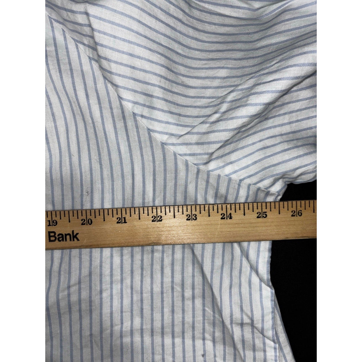 Levi's XL White Blue Striped Button Up Blouse Womens Boho Casual Top