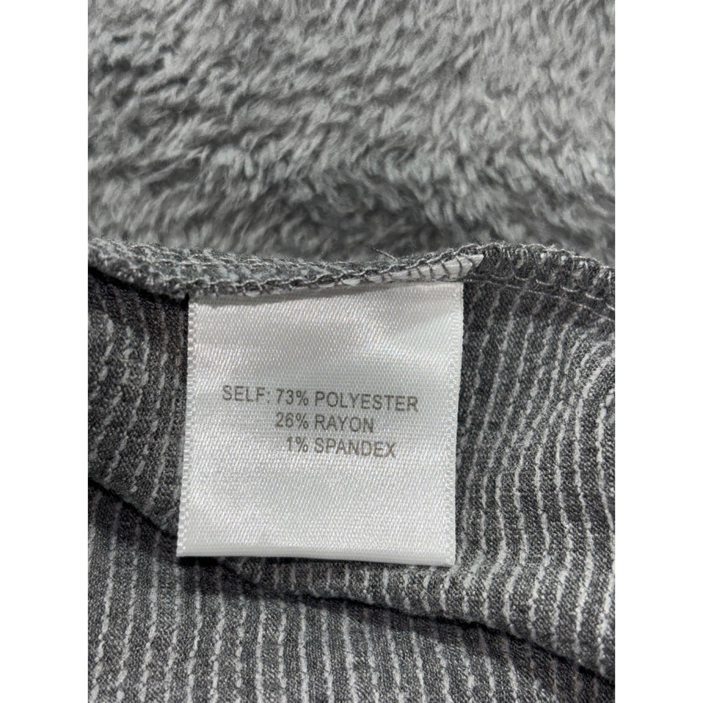 Jane + Delancey XL Gray Womens Button Up Shirt Short Sleeve Cozy Casual Top