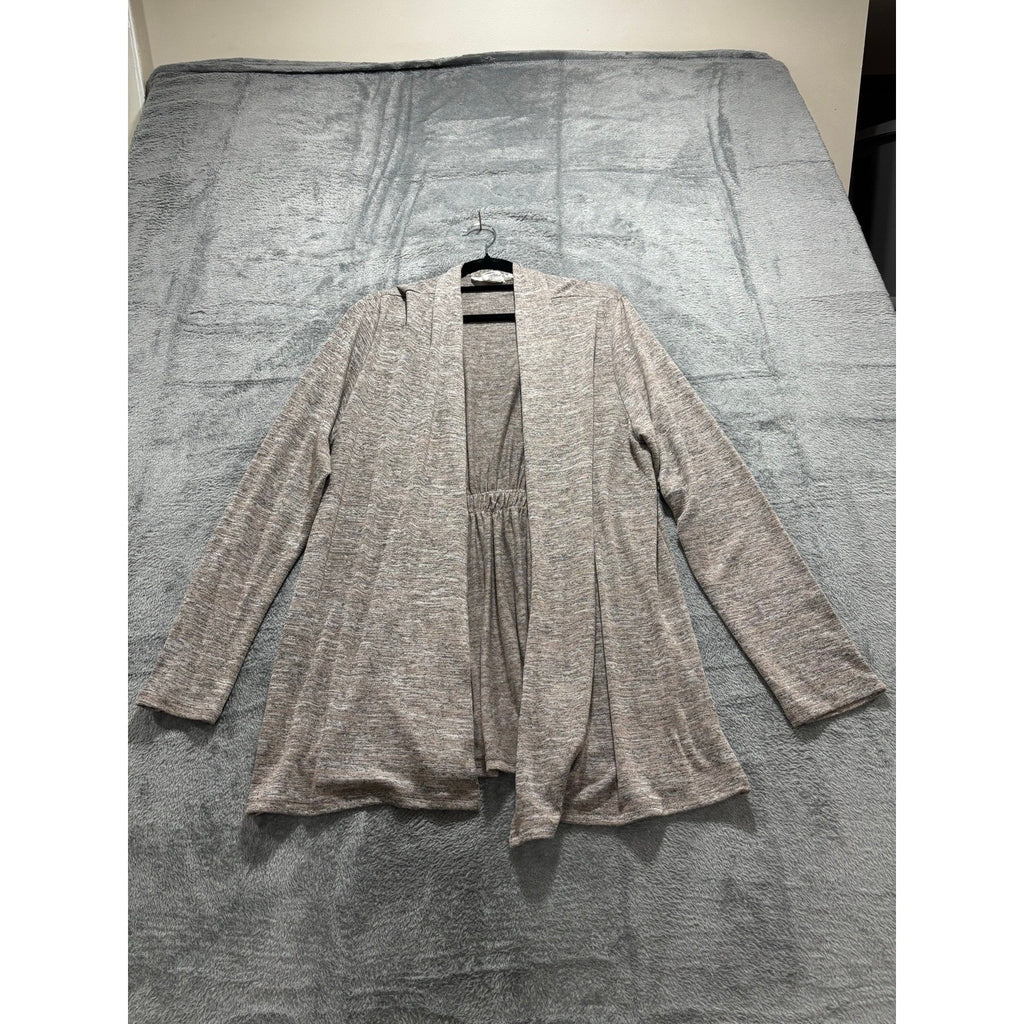 Workshop Republic Clothing XL Gray Womens Cardigan Open Front Casual Cozy Boho