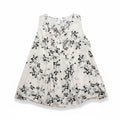 Emaline L Pink Floral Sleeveless V-Neck Blouse Womens Boho Casual