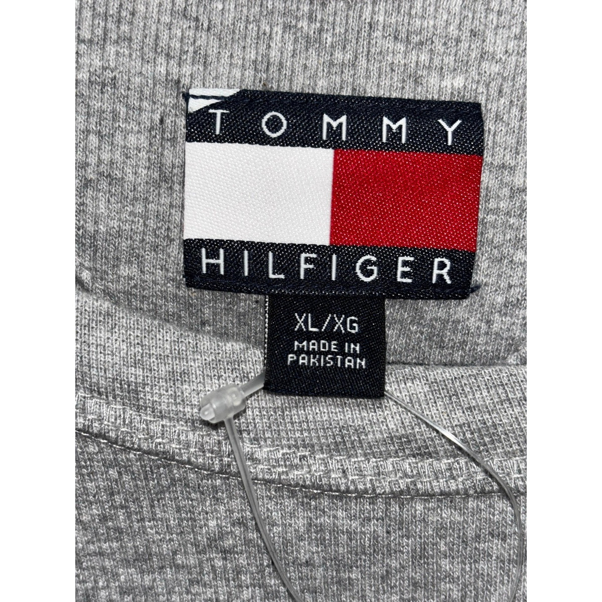 Tommy Hilfiger XL Gray Crewneck Short Sleeve Tee Casual Athleisure Preppy