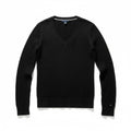 Tommy Hilfiger M Black Cable Knit V-Neck Sweater Womens Preppy Casual