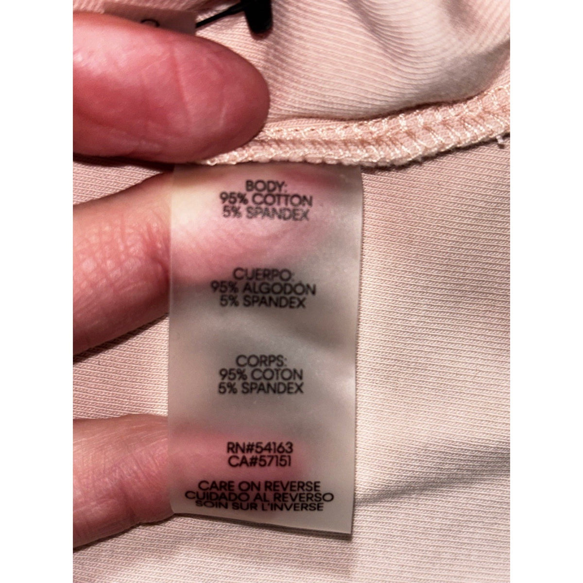 Calvin Klein XL Womens Pale Pink Boatneck Roll-Tab Tee Casual Preppy Shirt Top