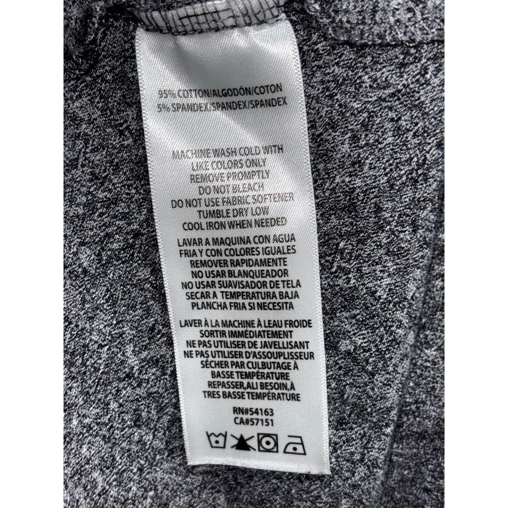 Calvin Klein Performance 1X Gray Womens V-Neck Tee Casual Athleisure Shirt