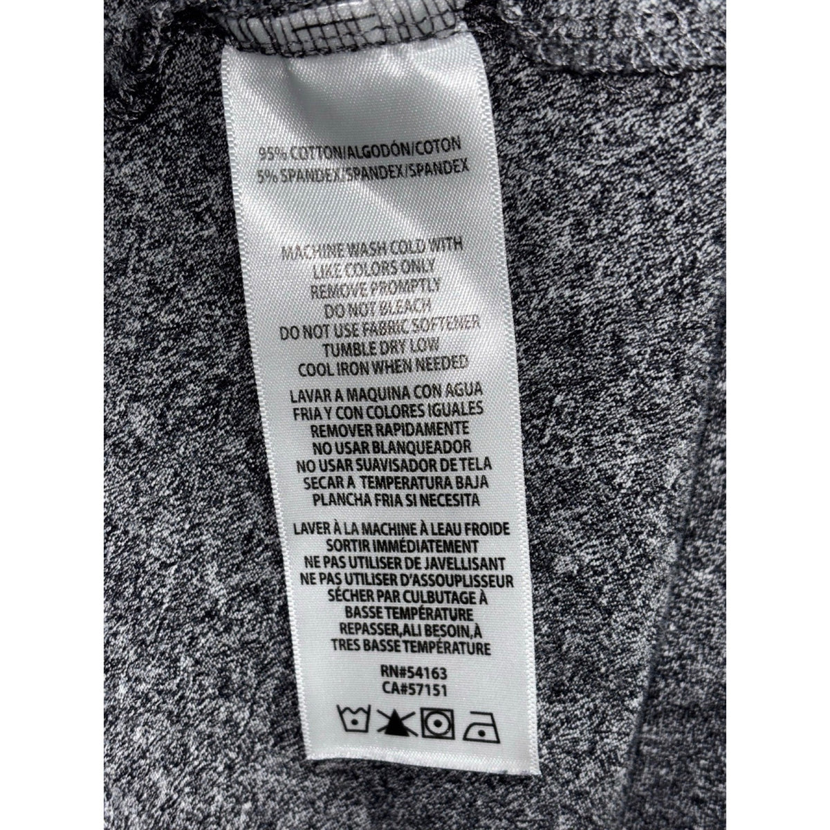 Calvin Klein Performance 1X Gray Womens V-Neck Tee Casual Athleisure Shirt