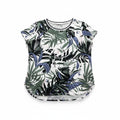 Calvin Klein Performance XL Womens Palm Print Raglan Top Casual Boho Shirt
