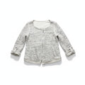 Calvin Klein Performance Womens L White Space Dye Zip Cardigan Jacket Athleisure