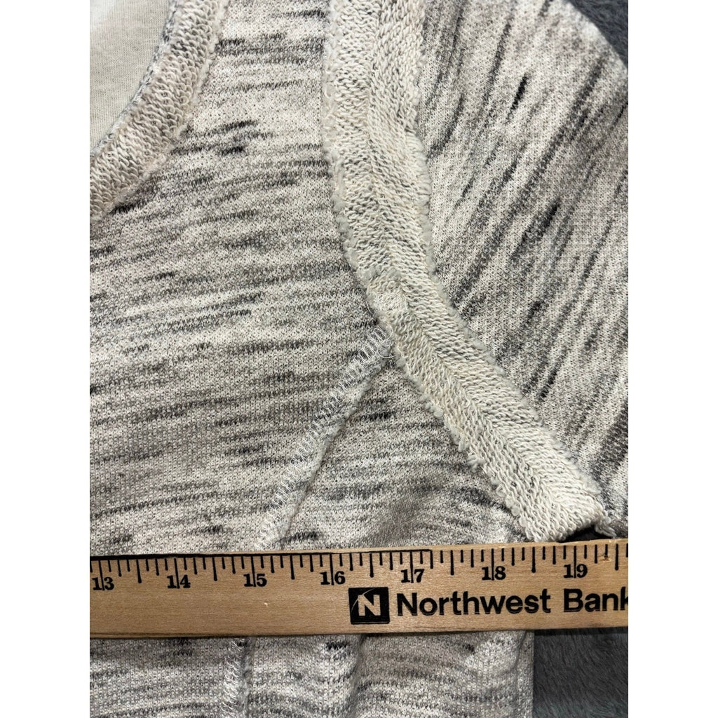 Calvin Klein Performance Womens L White Space Dye Zip Cardigan Jacket Athleisure
