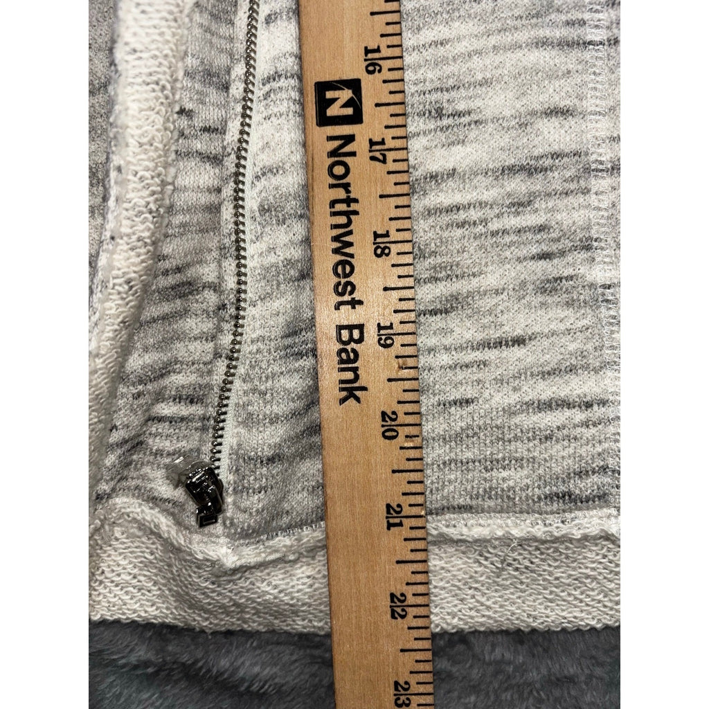 Calvin Klein Performance Womens L White Space Dye Zip Cardigan Jacket Athleisure