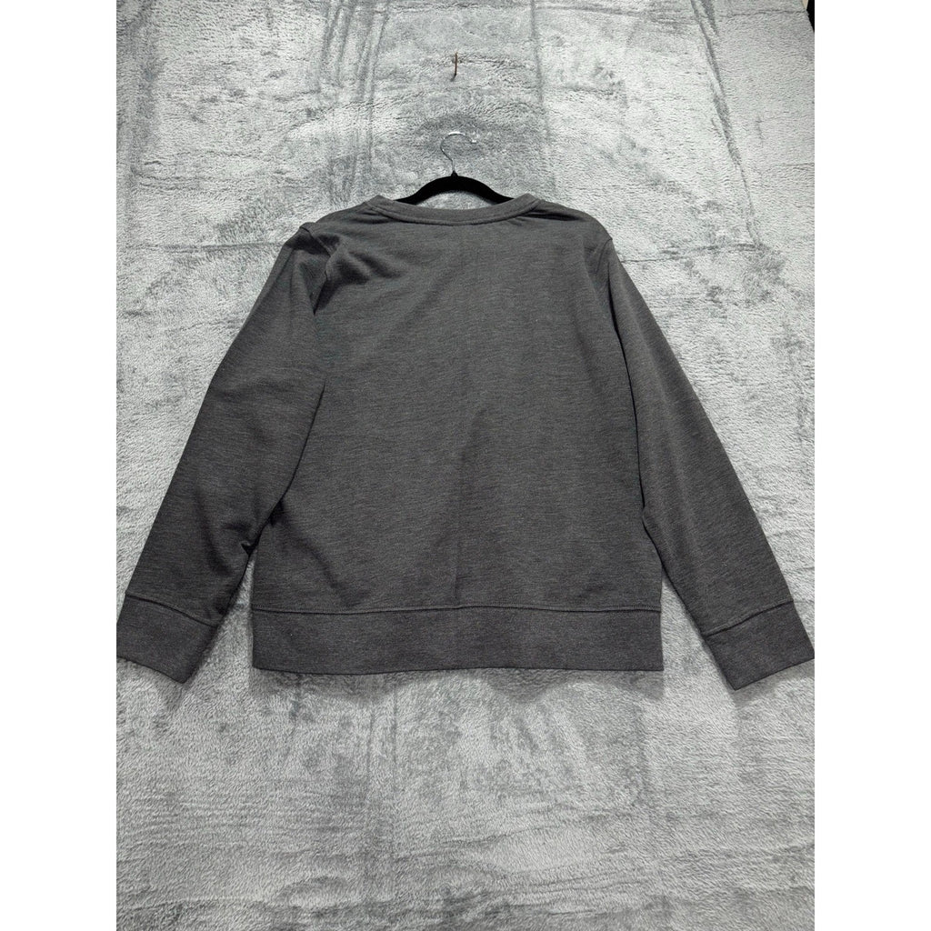 Calvin Klein Sleepwear Womens XL Gray Crewneck Sweatshirt Casual Cozy
