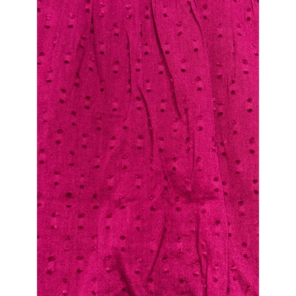 Croft & Barrow Womens XLP Pink Swiss Dot Button Front Blouse Boho Casual NEW