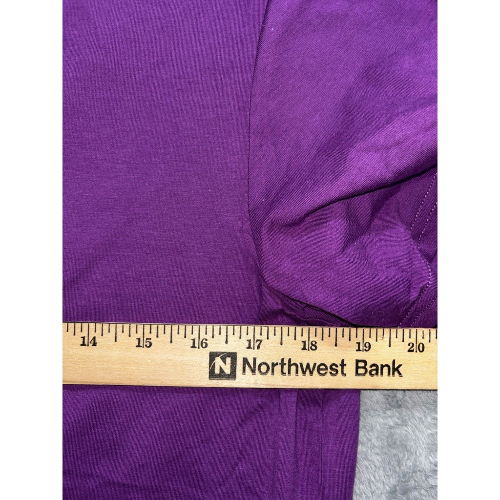 DANVOUY L Purple Womens Be Kind Graphic Tee Shirt Casual Cozy Boho