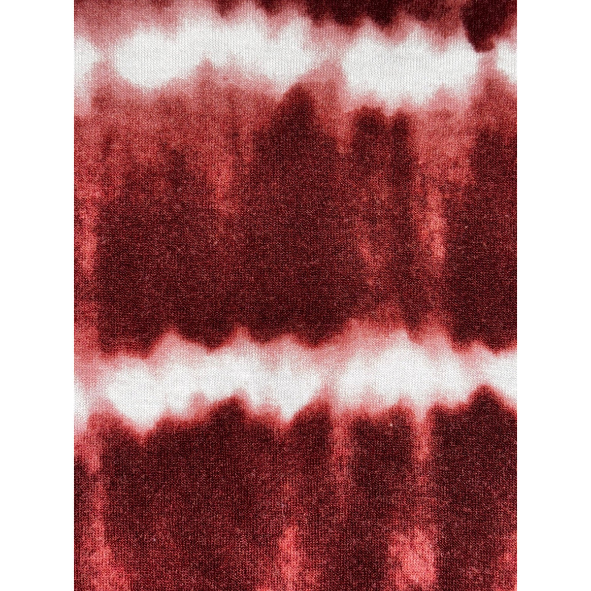 ARCHITECT Petites PL Womens Burgundy Tie Dye Stripe Long Sleeve Top Boho Casual